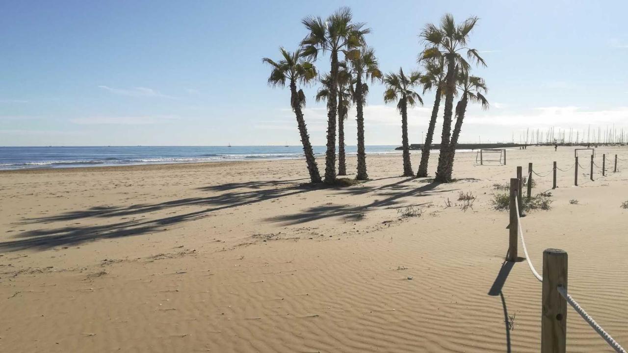 Playa De Canet, Gran Terraza Valencia Eksteriør billede
